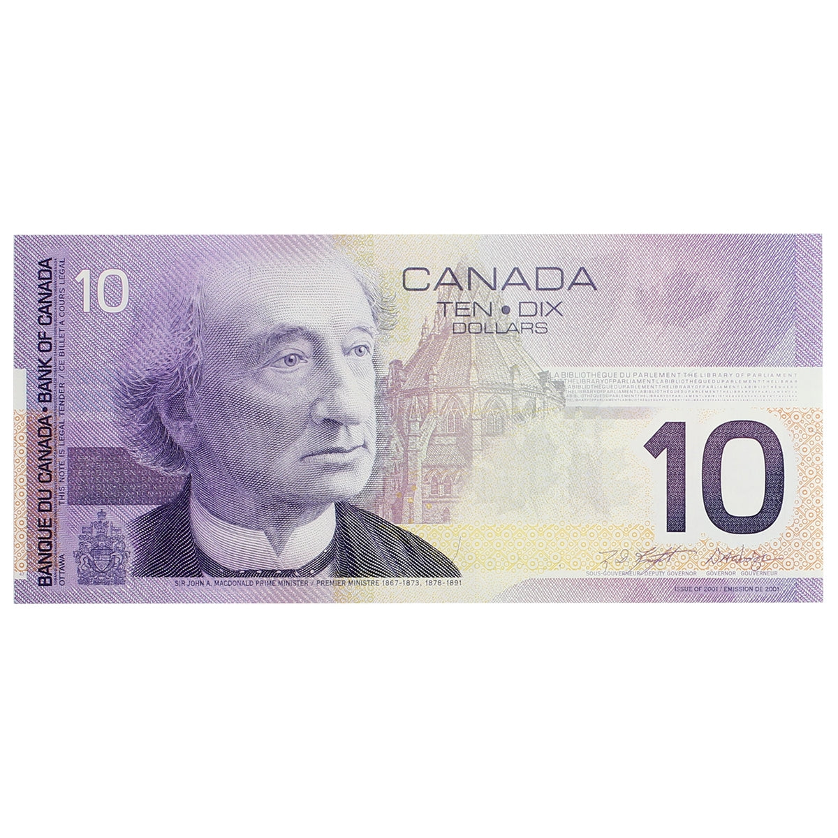 BC-63b 2002 Canada $10 Knight-Dodge, FEK, CUNC