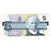 BC-56b 1986 Canada $5 Thiessen-Crow, FPL, AU-UNC