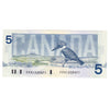 BC-56b 1986 Canada $5 Thiessen-Crow, FPH, CUNC