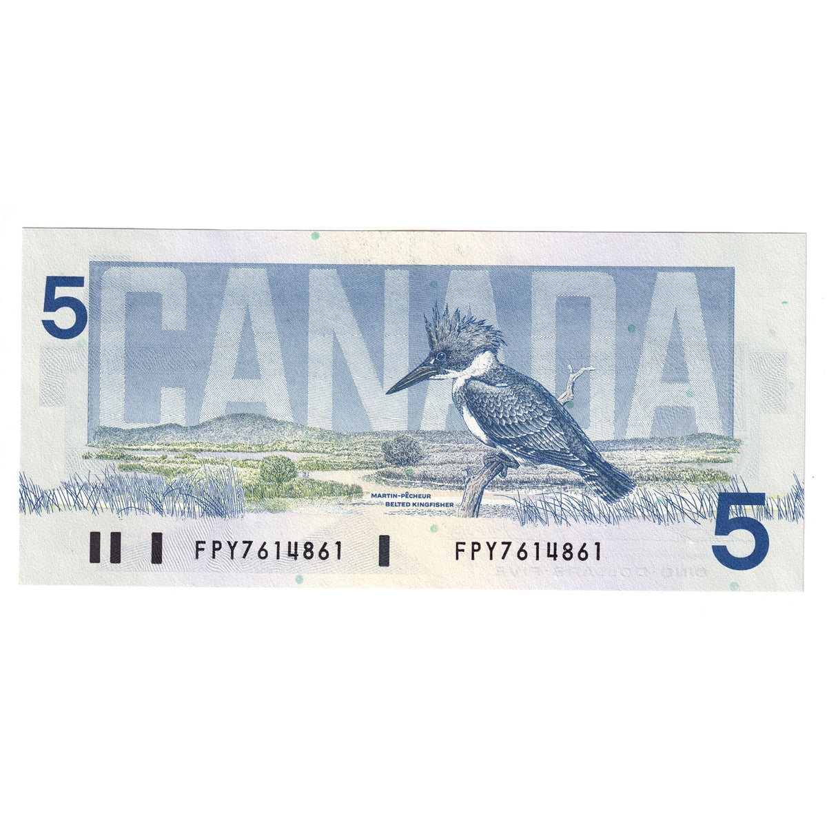 BC-56b 1986 Canada $5 Thiessen-Crow, FPY, CUNC