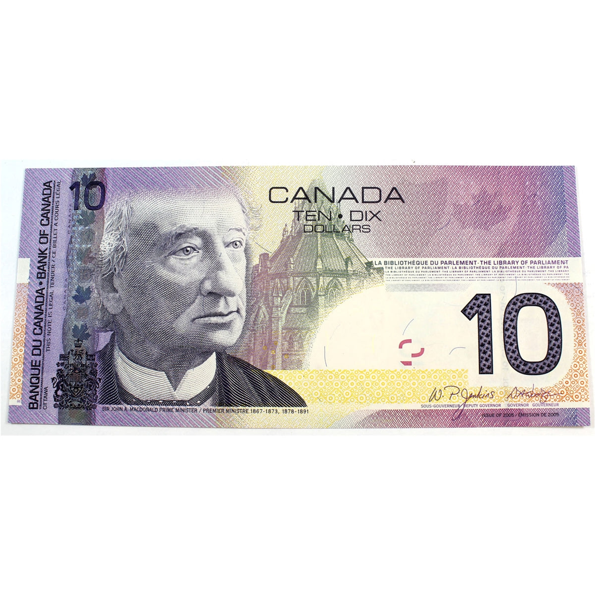 BC-68a 2007 Canada $10 Jenkins-Dodge, BTM, CUNC