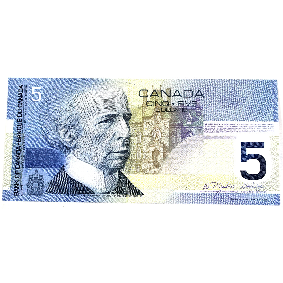 BC-56b 1986 Canada $5 Thiessen-Crow, GNU, CUNC