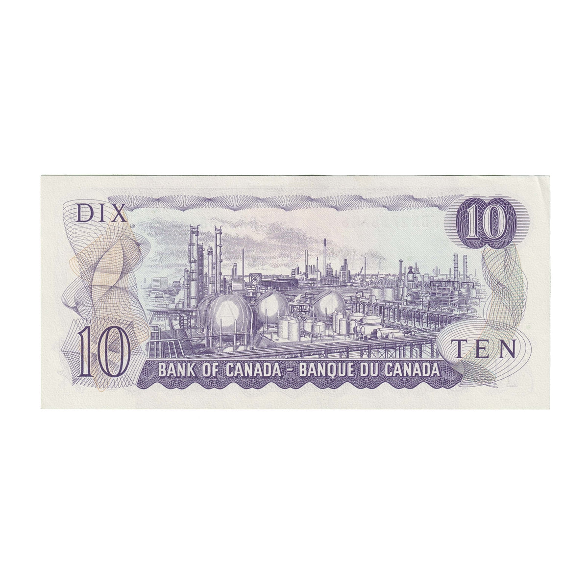 BC-49e 1971 Canada $10 Thiessen-Crow, FDK, AU-UNC (AU55)