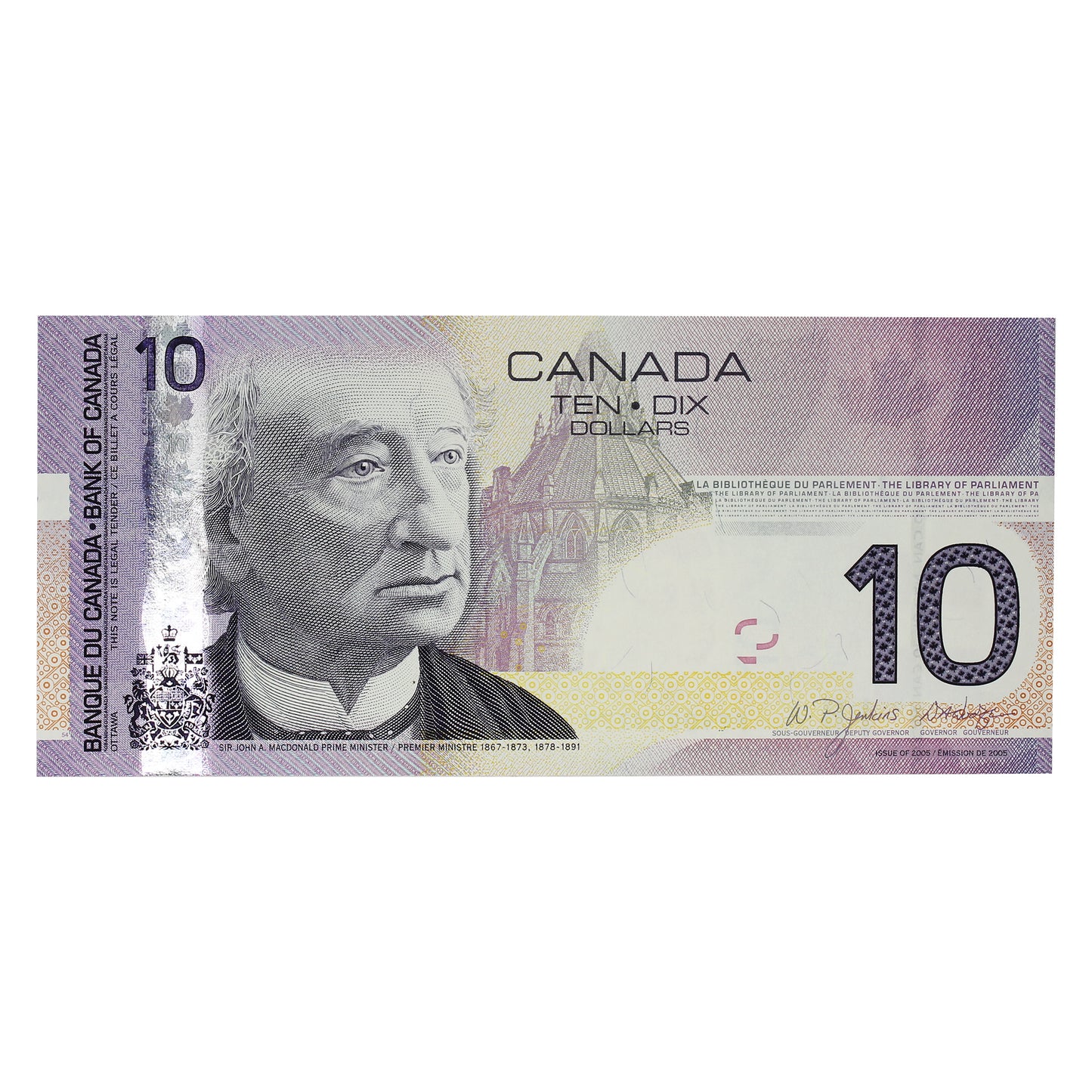 BC-68aA-i 2004 Canada $10 Jenkins-Dodge, FEV (0.36M-1.035M), CUNC