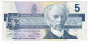 BC-56b 1986 Canada $5 Thiessen-Crow, GNW, AU