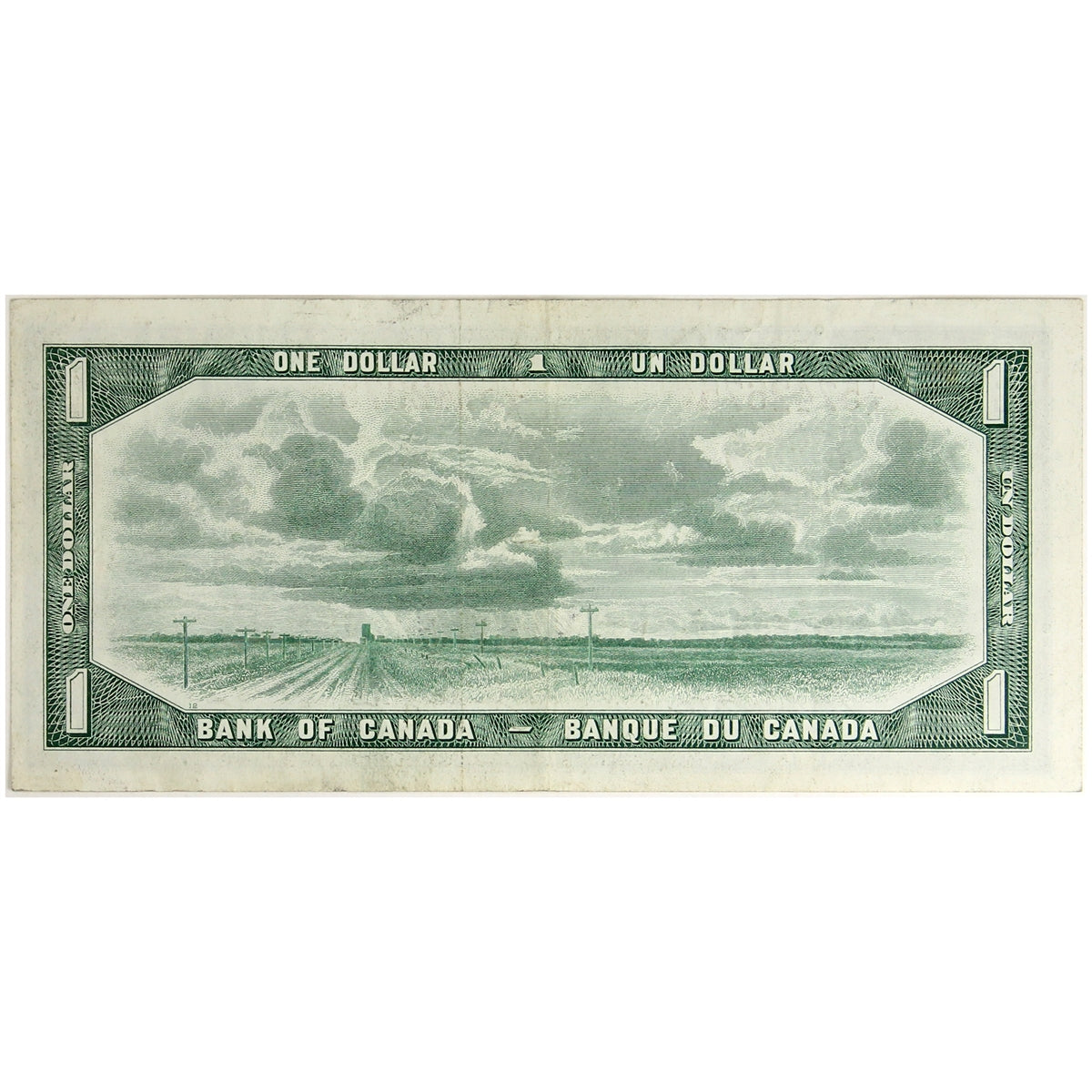 BC-29b 1954 Canada $1 Beattie-Coyne, Devil's Face, I/A, VF-EF (VF30)