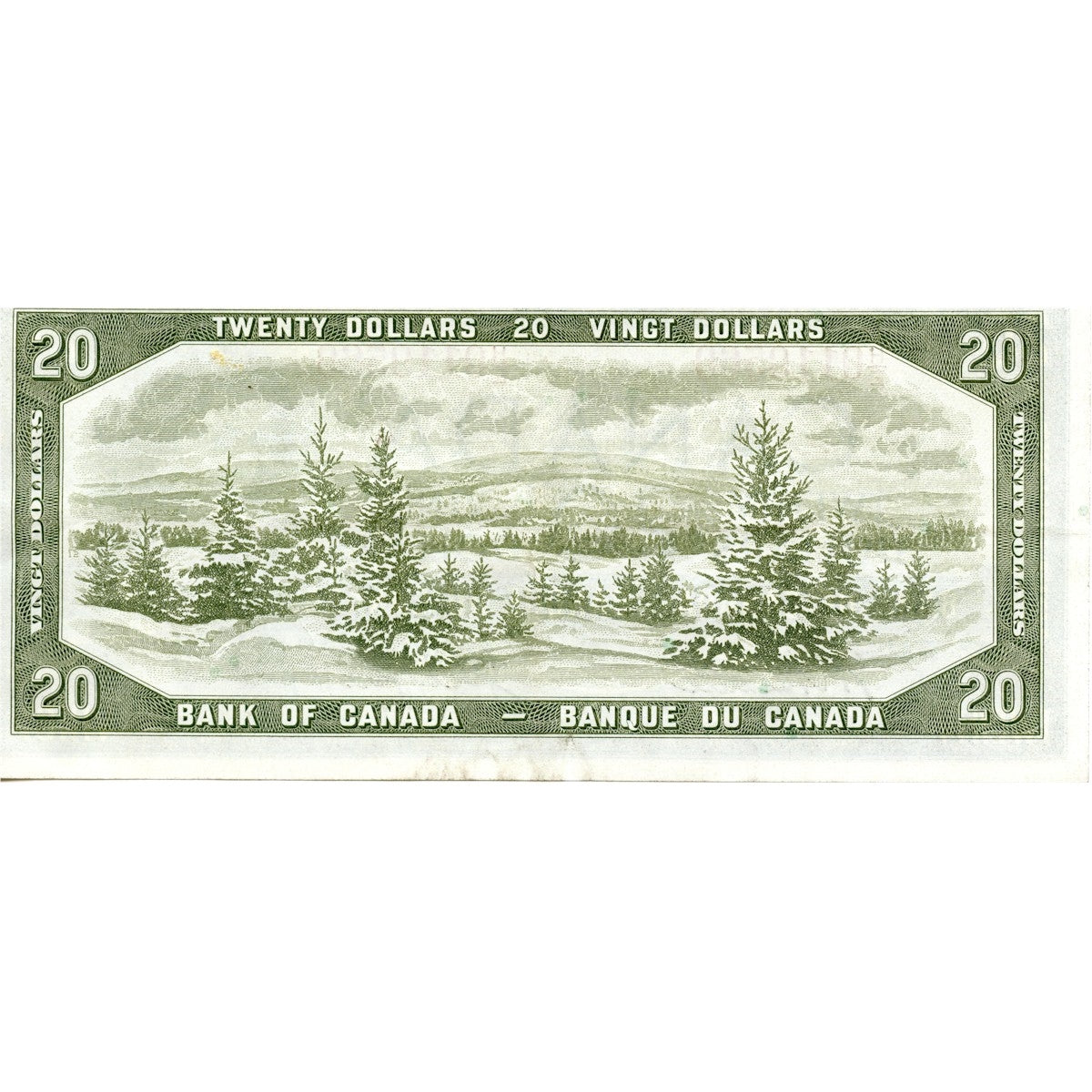 BC-41a 1954 Canada $20 Beattie-Coyne, H/E, Extra Fine (EF40)