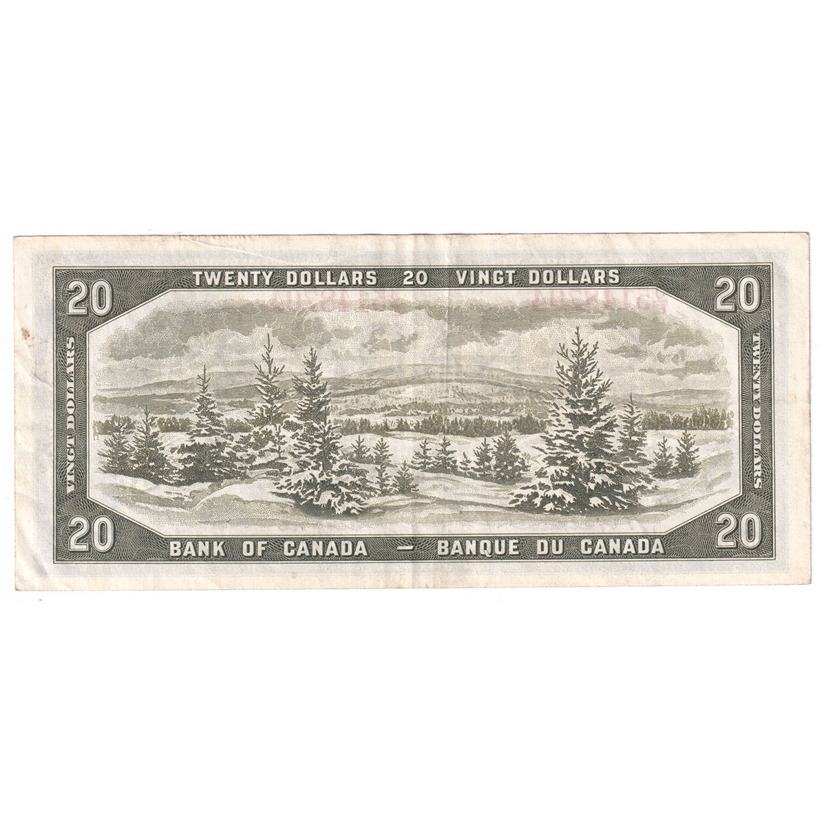 BC-41a 1954 Canada $20 Beattie-Coyne, J/E, VF-EF