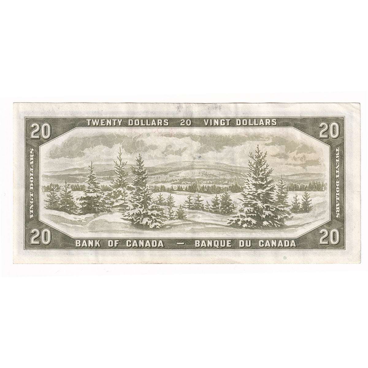 BC-41a 1954 Canada $20 Beattie-Coyne, K/E, VF-EF (VF30)