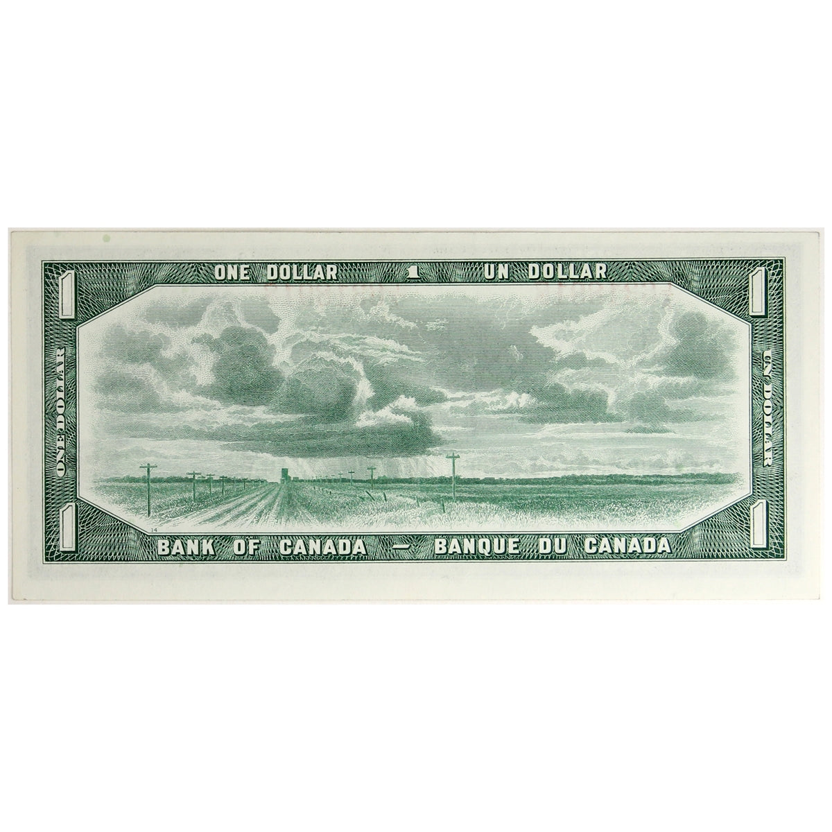 BC-29b 1954 Canada $1 Beattie-Coyne, Devil's Face, L/A, EF-AU (EF45)