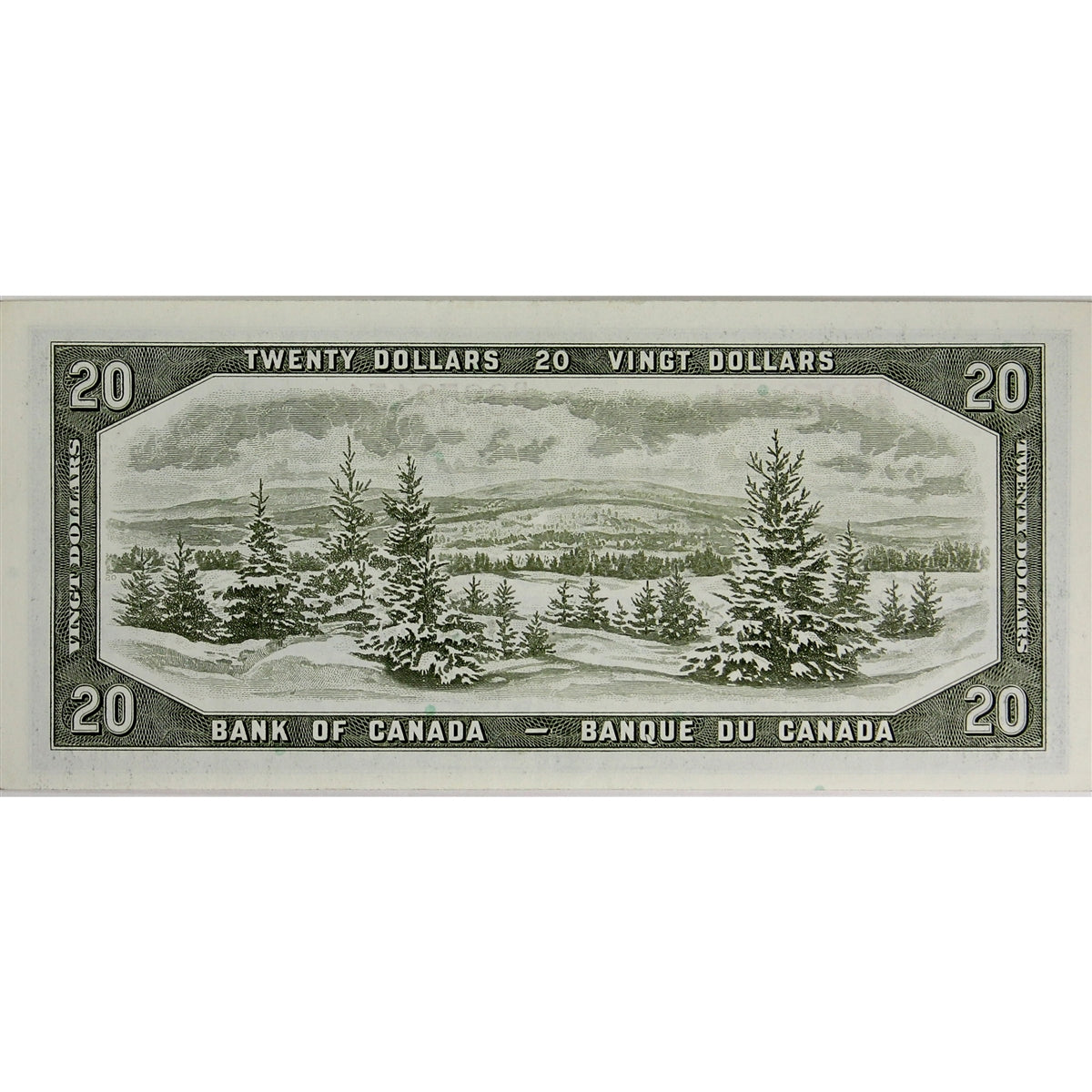 BC-41b 1954 Canada $20 Beattie-Rasminsky, B/W, Extra Fine (EF40)