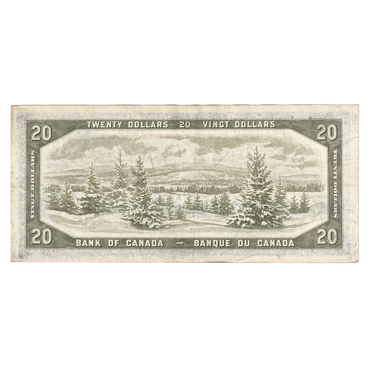 BC-41b 1954 Canada $20 Beattie-Rasminsky, D/W, EF