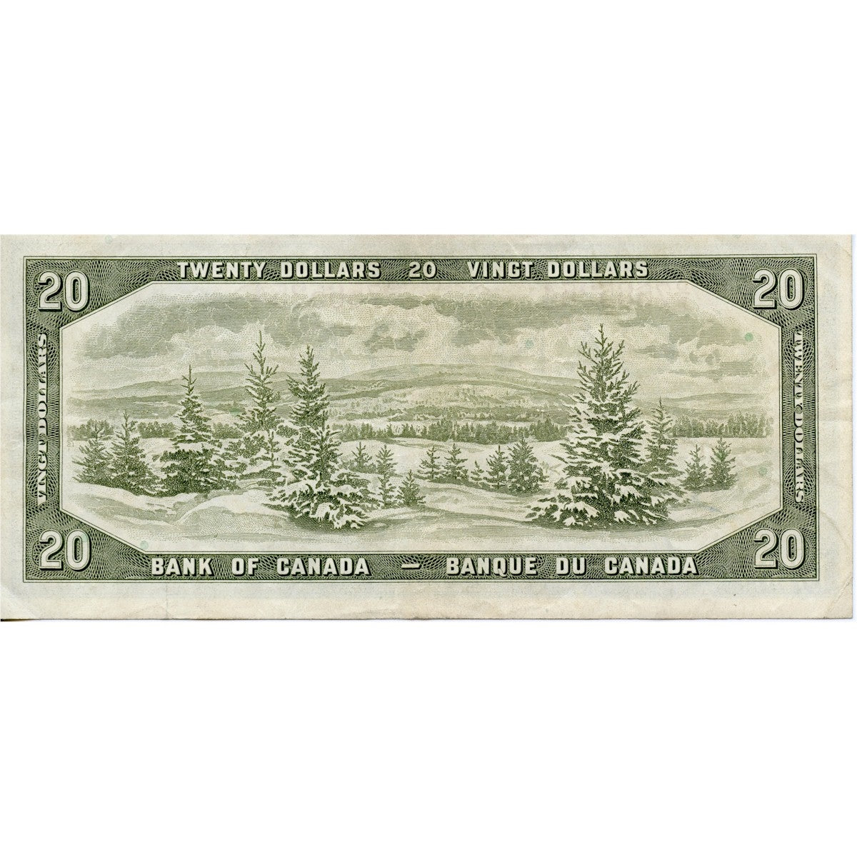 BC-41b 1954 Canada $20 Beattie-Rasminsky, D/W, VF