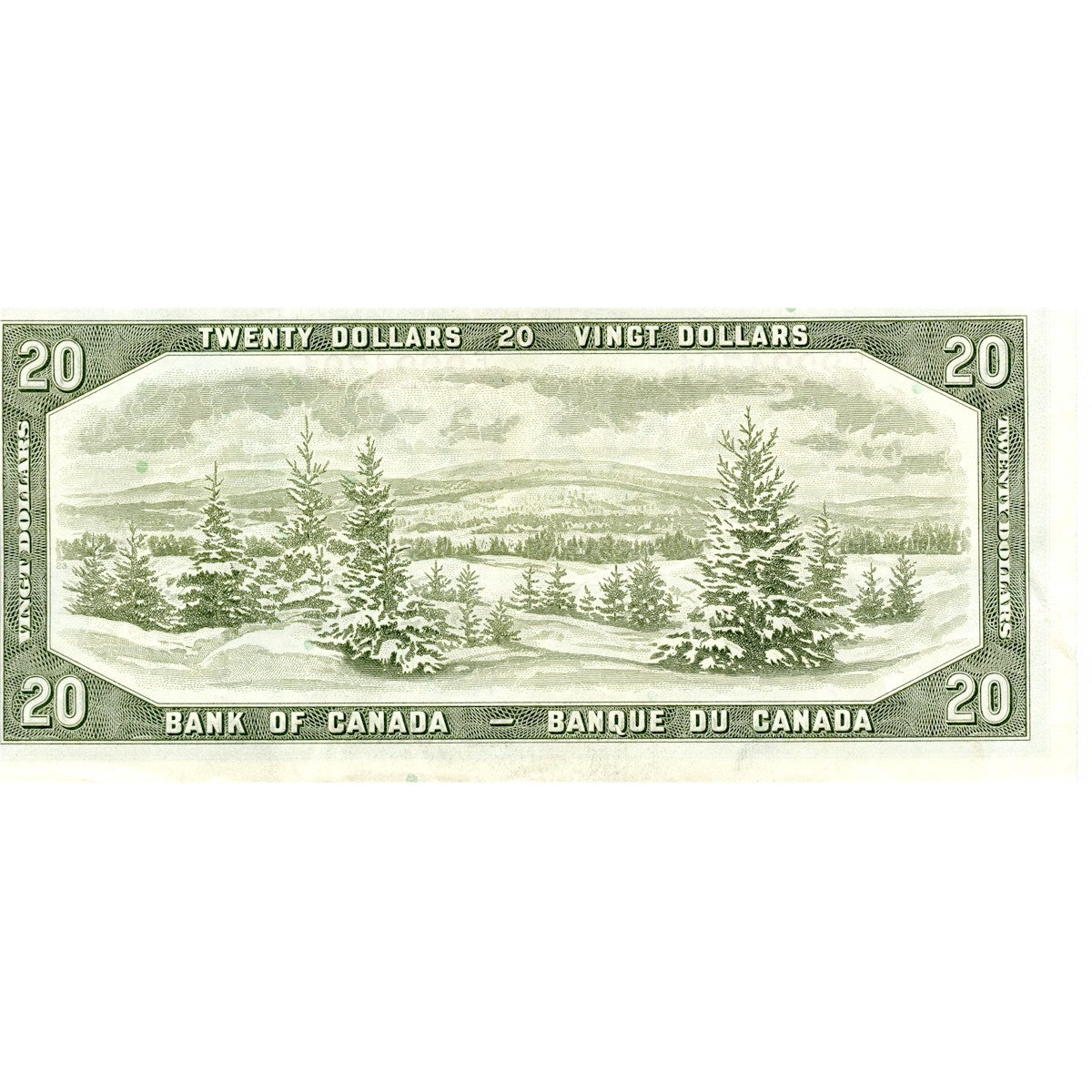 BC-41b 1954 Canada $20 Beattie-Rasminsky, F/W, EF