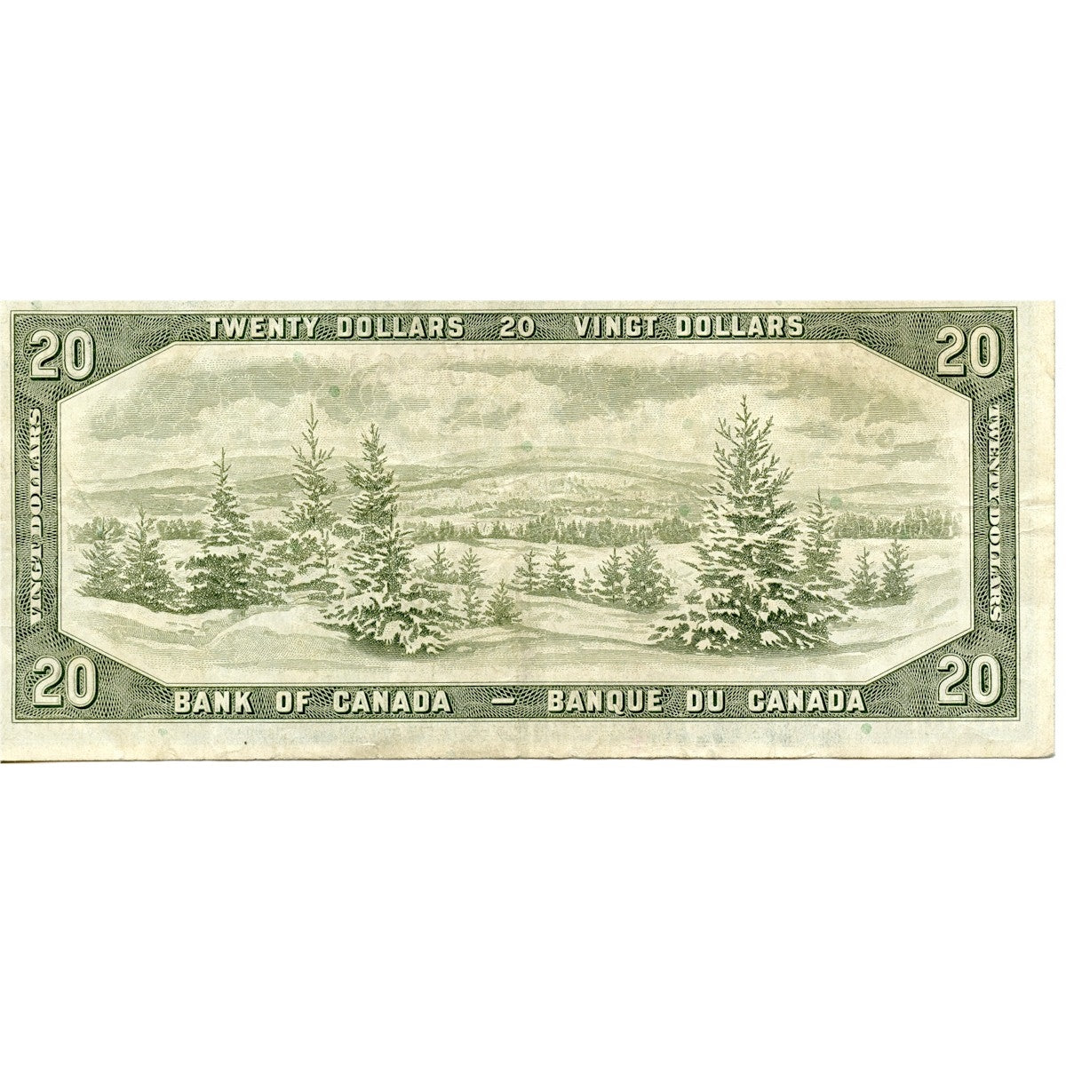 BC-41b 1954 Canada $20 Beattie-Rasminsky, V/E, VF