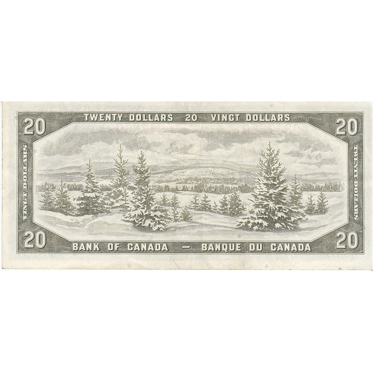 BC-41b 1954 Canada $20 Beattie-Rasminsky, W/E, EF