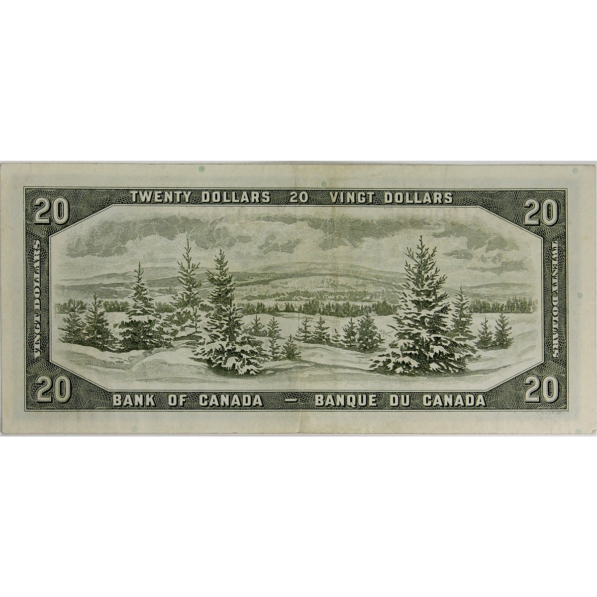 BC-41b 1954 Canada $20 Beattie-Rasminsky, W/E, EF-AU