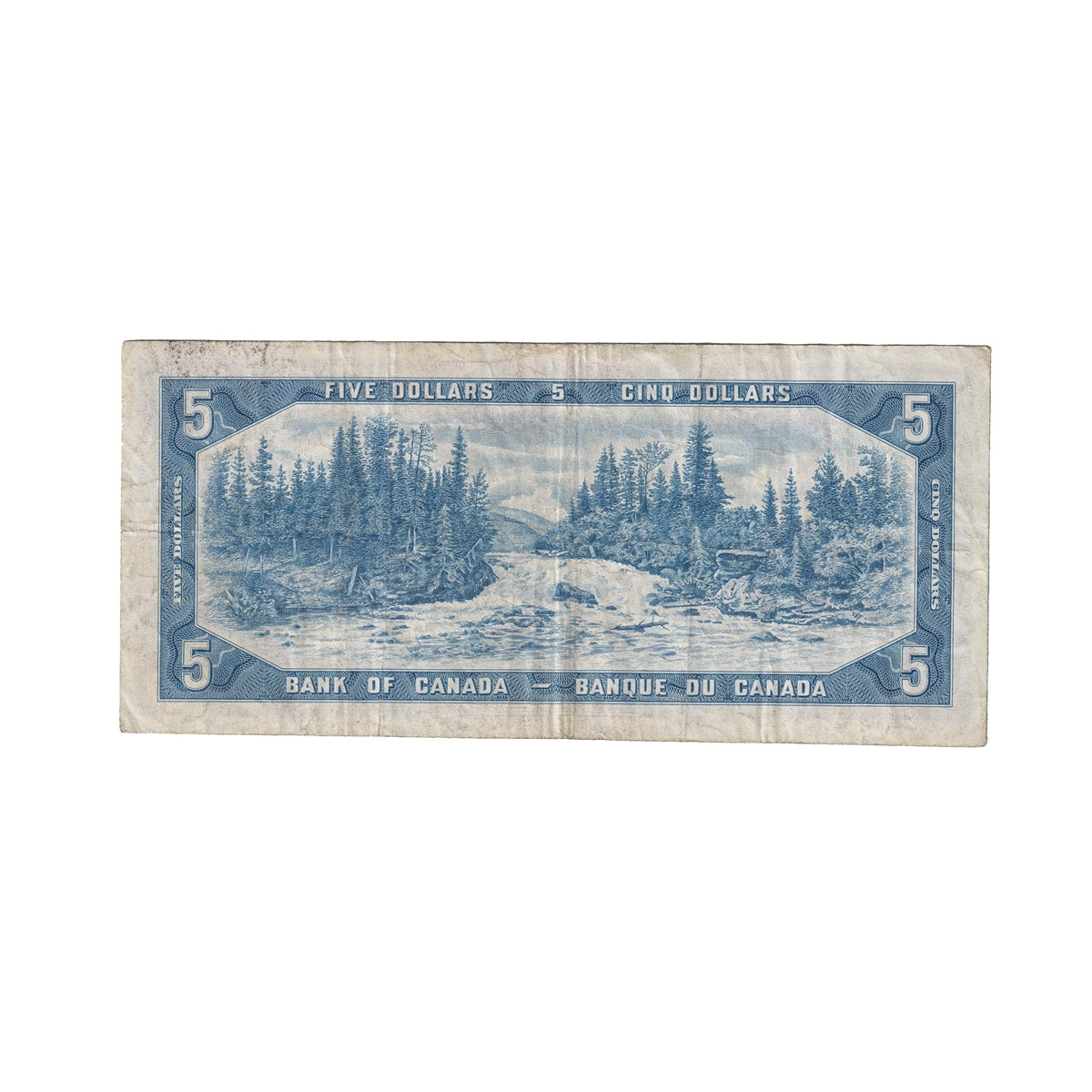 BC-39a-i 1954 Canada $5 Beattie-Coyne, R/C, F-VF (F15)