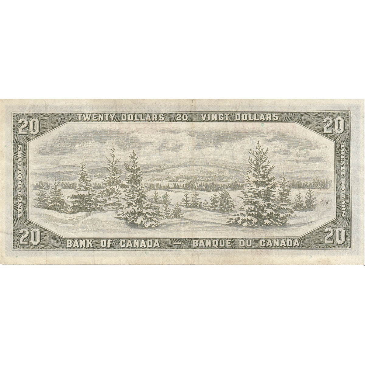 BC-41b 1954 Canada $20 Beattie-Rasminsky, Z/E, VF