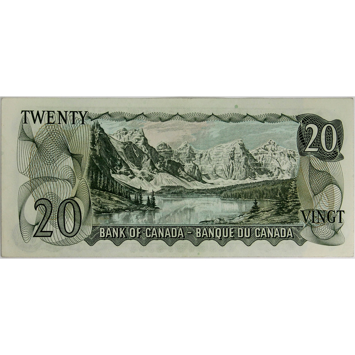 BC-50a 1969 Canada $20 Beattie-Rasminsky, EA, Almost Uncirculated (AU50)