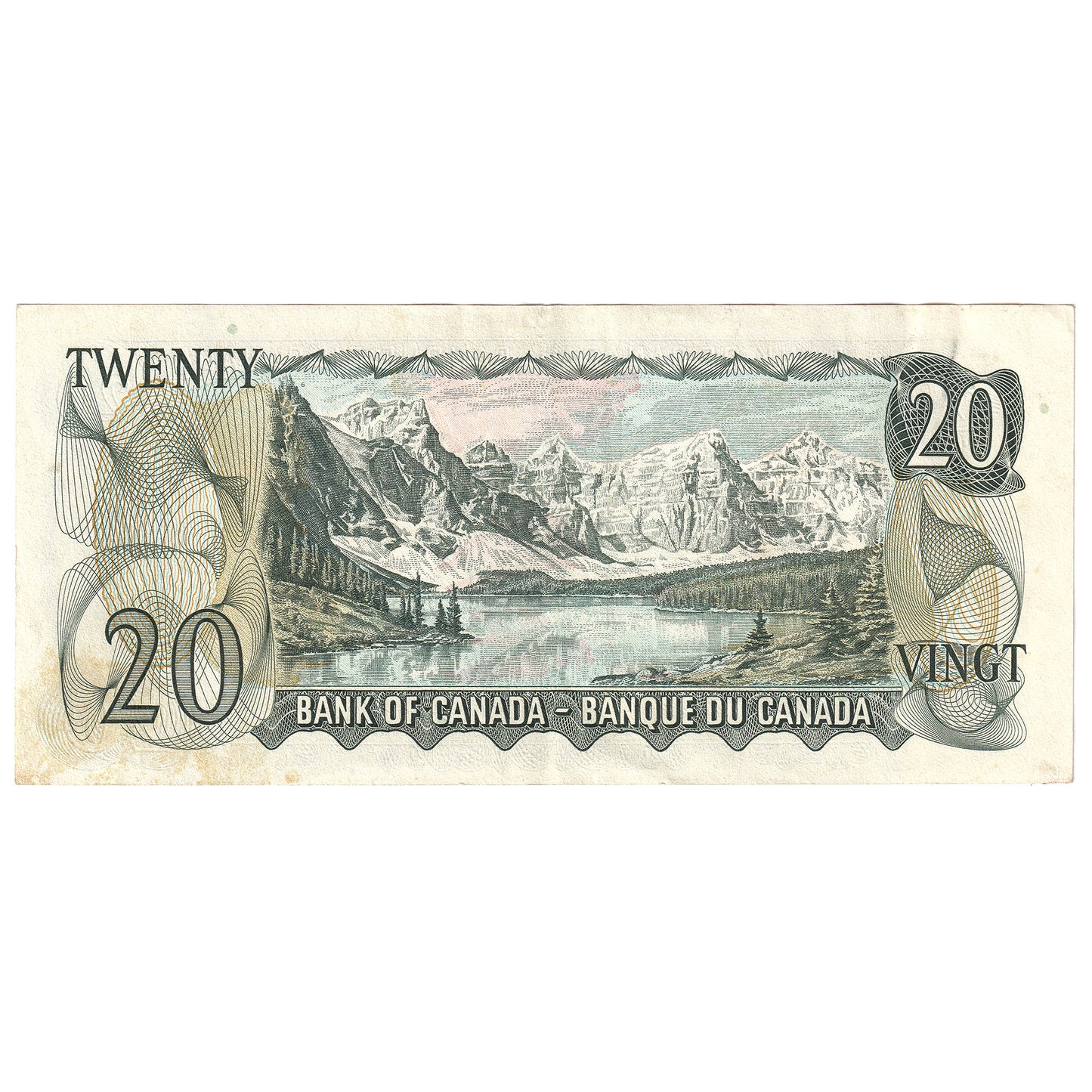 BC-50a 1969 Canada $20 Beattie-Rasminsky, EH, Almost Uncirculated (AU50)