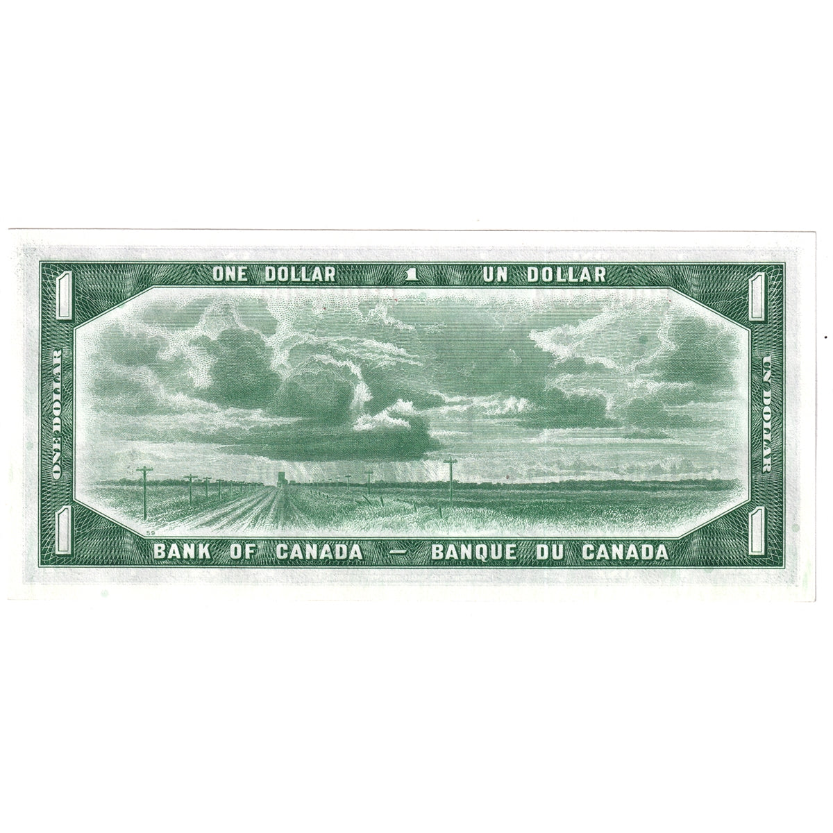 BC-37a 1954 Canada $1 Beattie-Coyne, R/L, Uncirculated (MS60)
