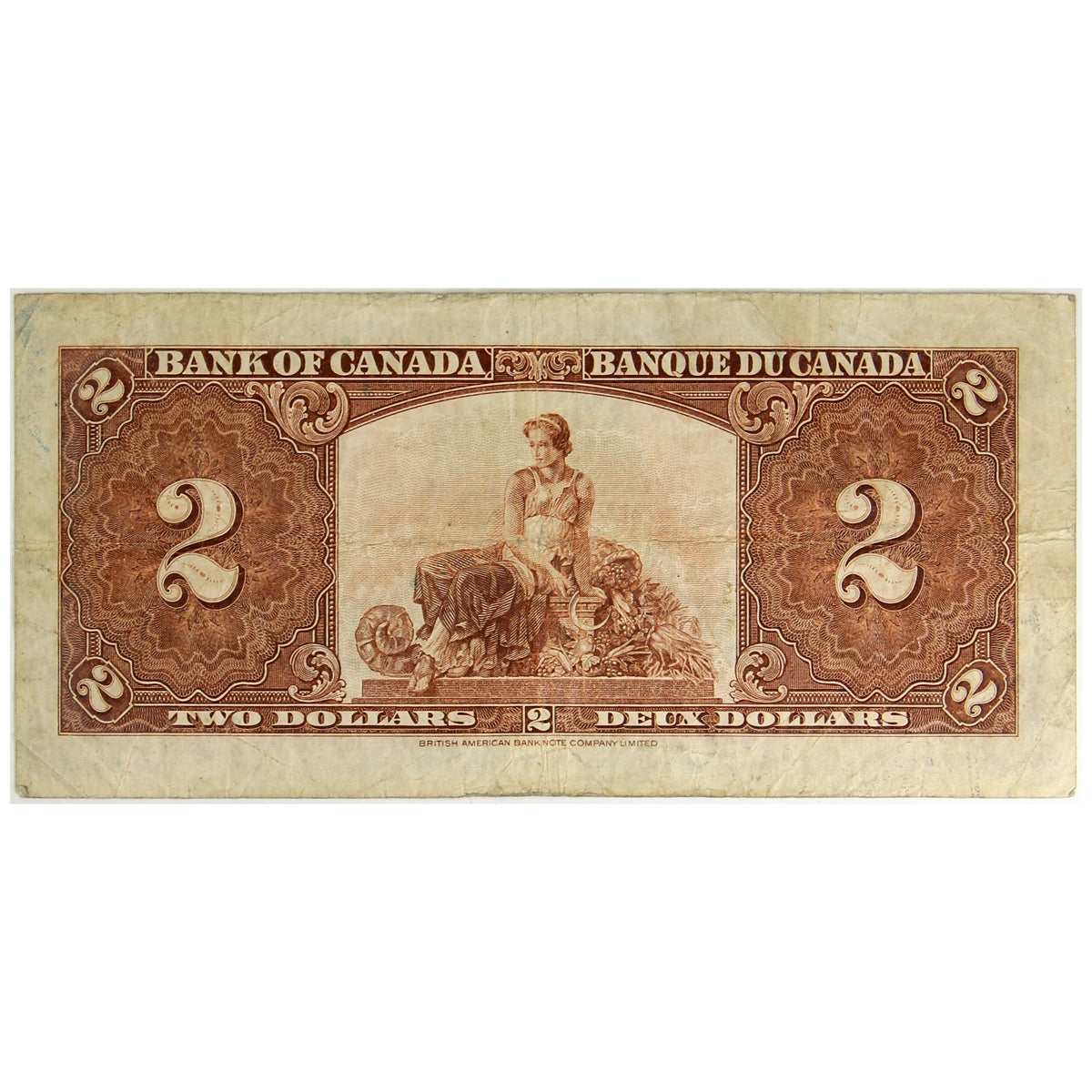 BC-22b 1937 Canada $2 Gordon-Towers, H/B, Fine (F12)