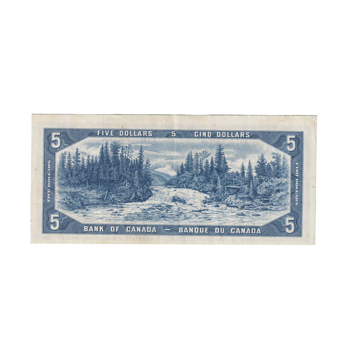BC-39b 1954 Canada $5 Beattie-Rasminsky, S/S, VF-EF (VF30)
