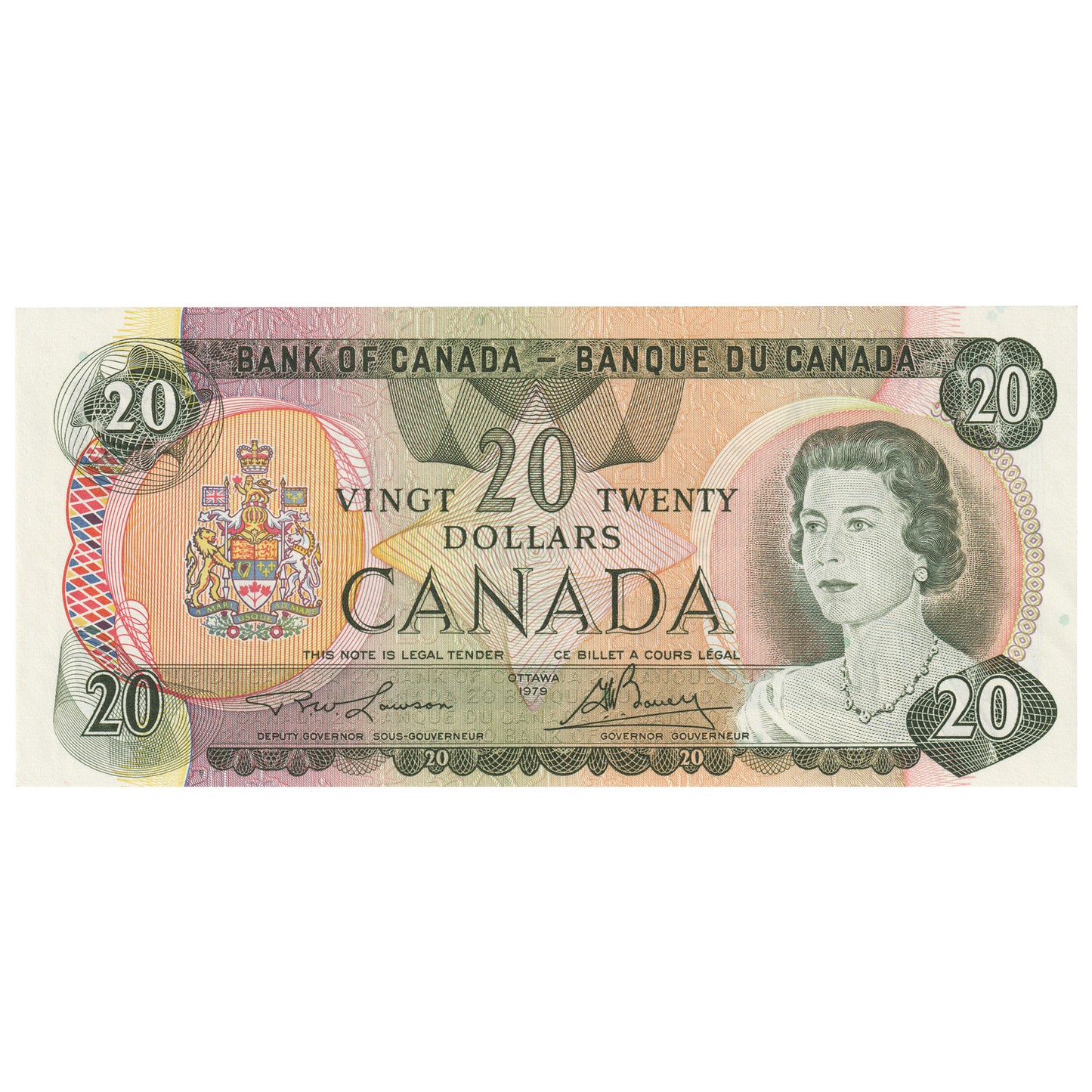 BC-54a 1979 Canada $20 Lawson-Bouey, UNC