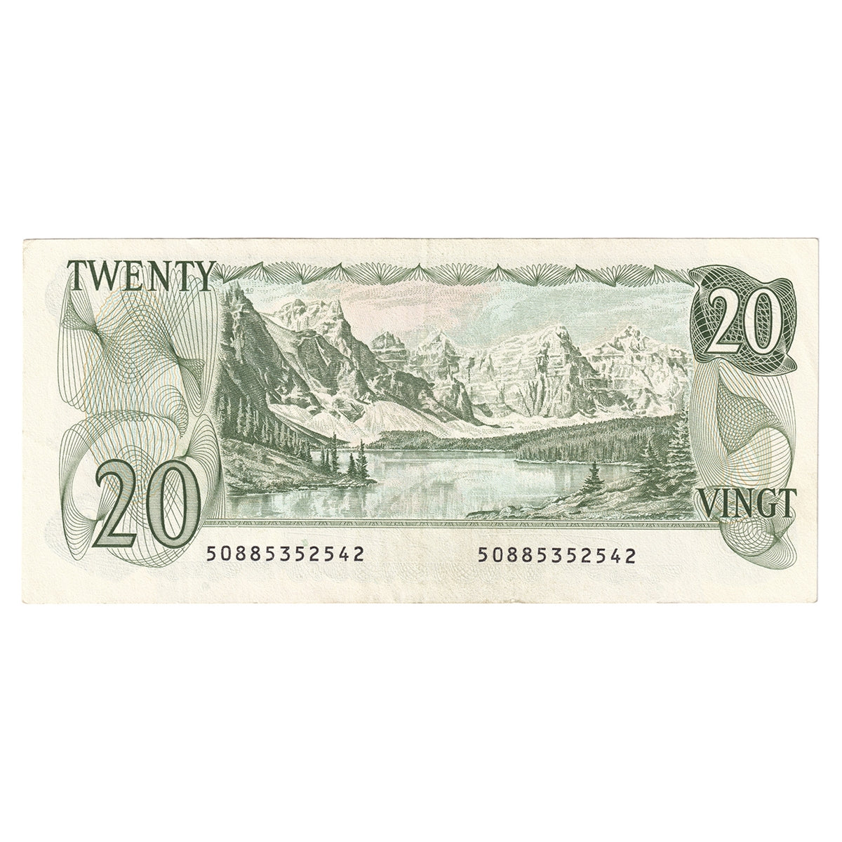BC-54b 1979 Canada $20 Crow-Bouey, Steel Engraved, CIRC