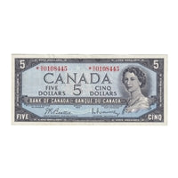 BC-39bA 1954 Canada $5 Beattie-Rasminsky, *N/X, VF-EF