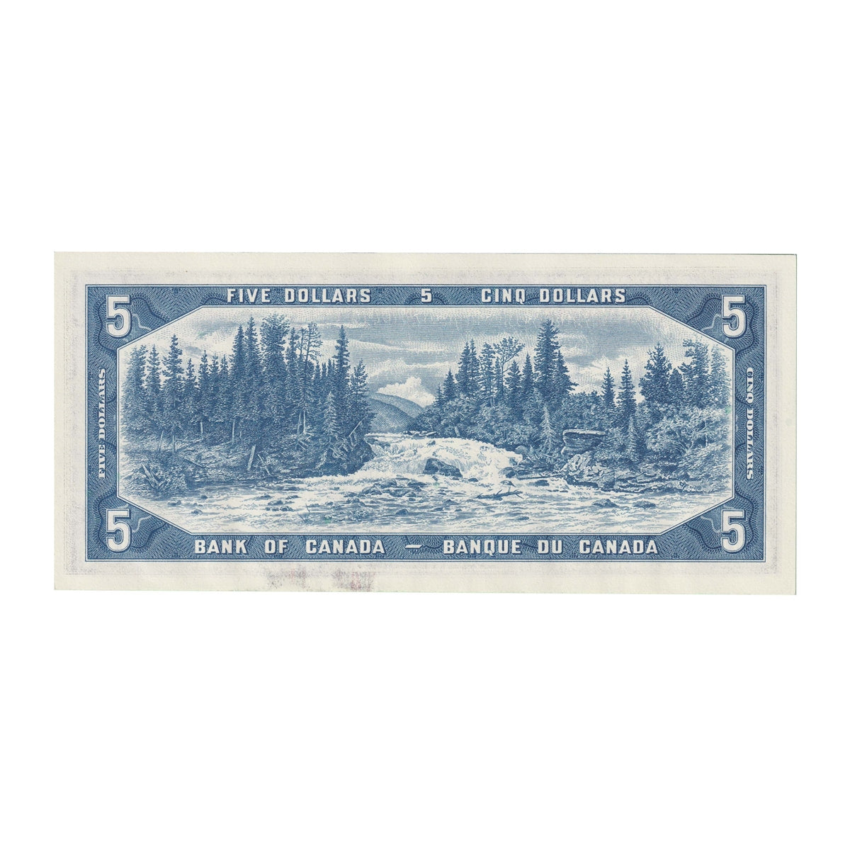 BC-39c 1954 Canada $5 Bouey-Rasminsky, U/X, Choice Uncirculated (CUNC63)