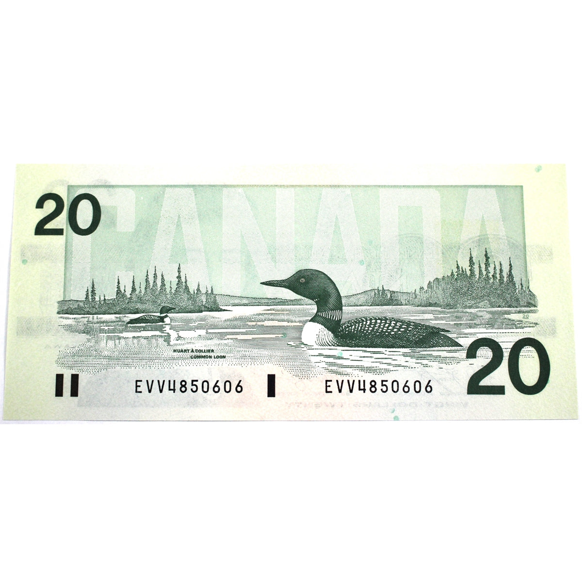 BC-58d 1991 Canada $20 Knight-Dodge, EVV, CUNC