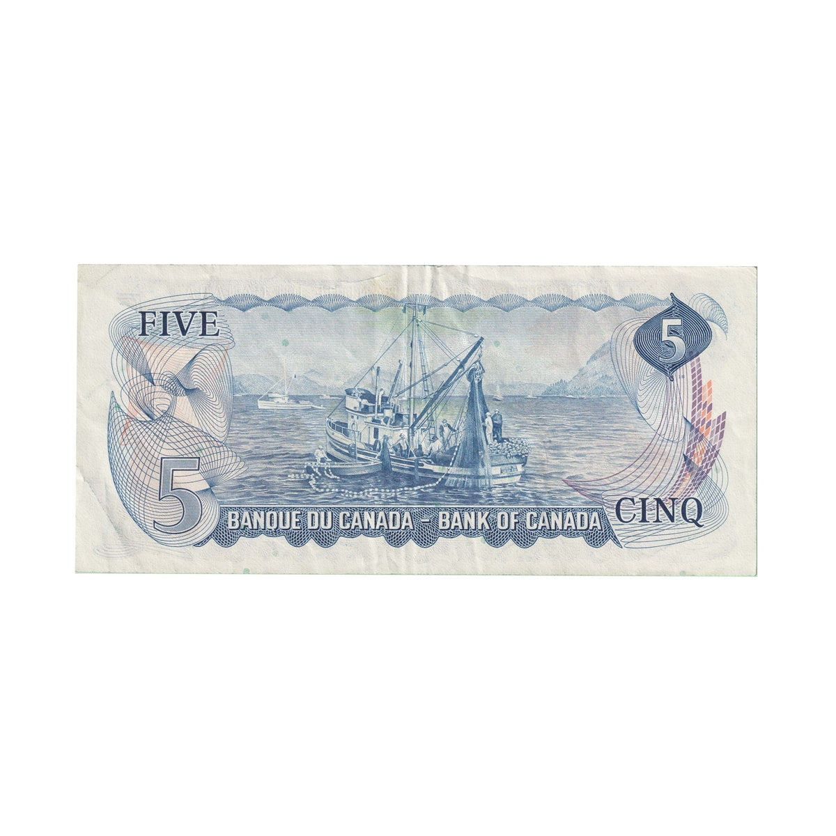 BC-48b 1972 Canada $5 Lawson-Bouey, SP, Extra Fine (EF40)