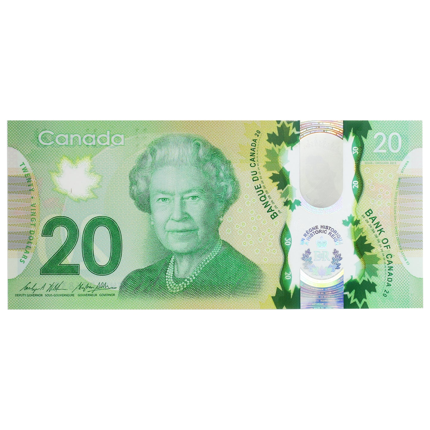 BC-74 2015 Canada $20 Commemorative, FWS, Choice Uncirculated (CUNC63)