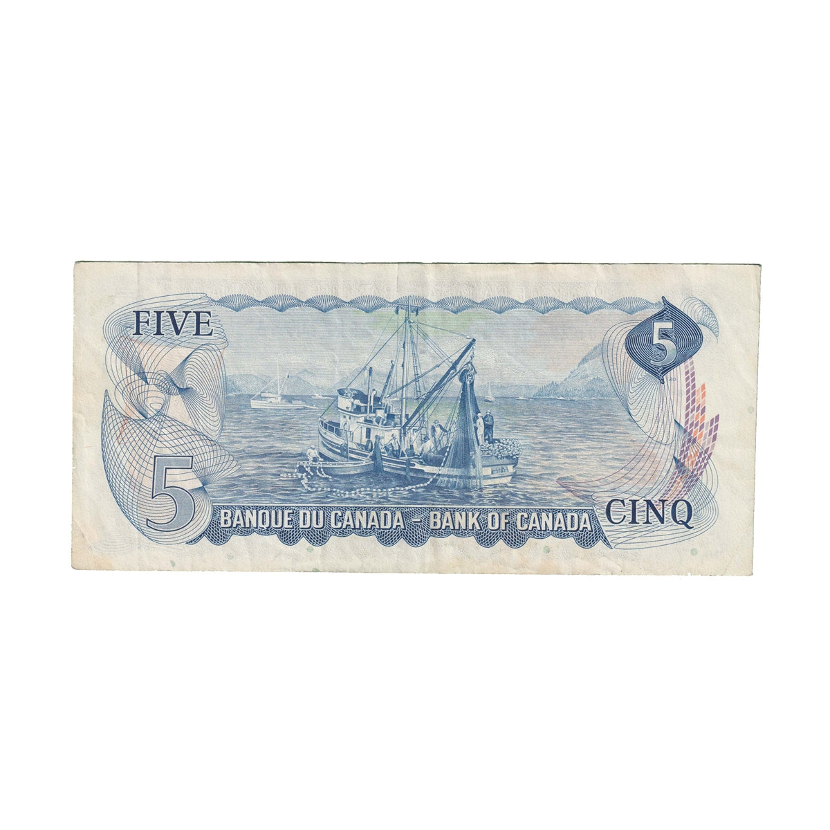 BC-48b 1972 Canada $5 Lawson-Bouey, SP, Very Fine (VF20)