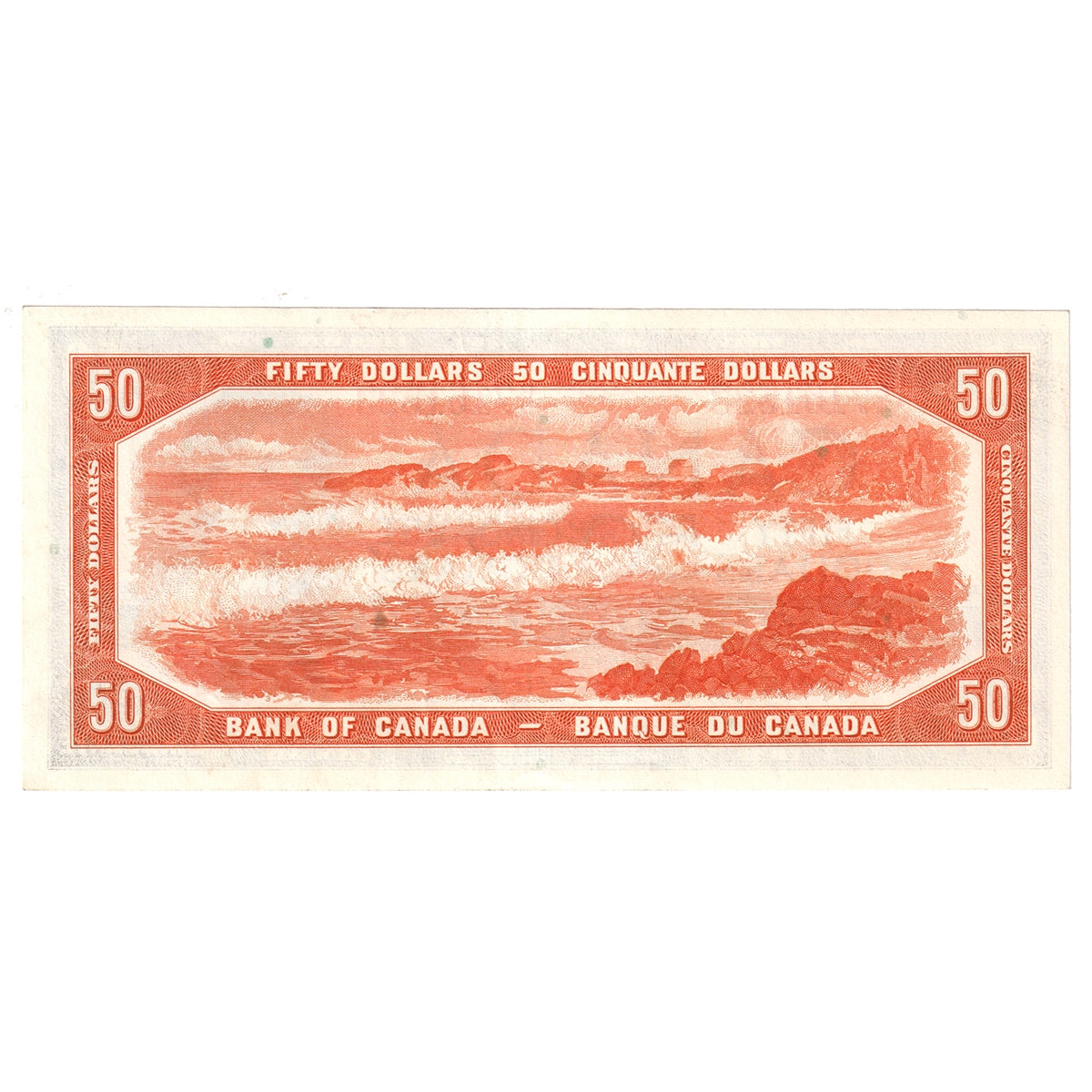 BC-42b 1954 Canada $50 Beattie-Rasminsky, B/H, AU-UNC