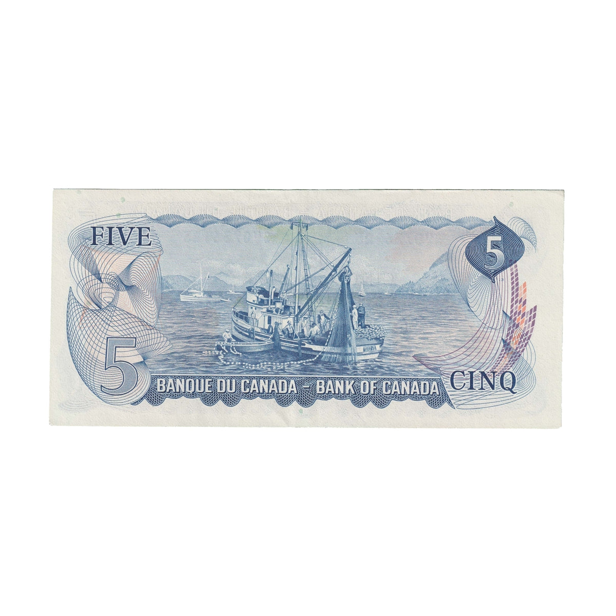 BC-48b 1972 Canada $5 Lawson-Bouey, SV, EF-AU (EF45)