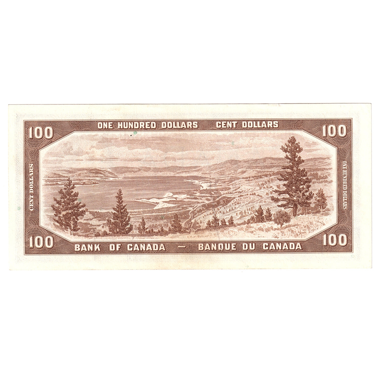 BC-43c 1954 Canada $100 Lawson-Bouey, B/J, AU-UNC
