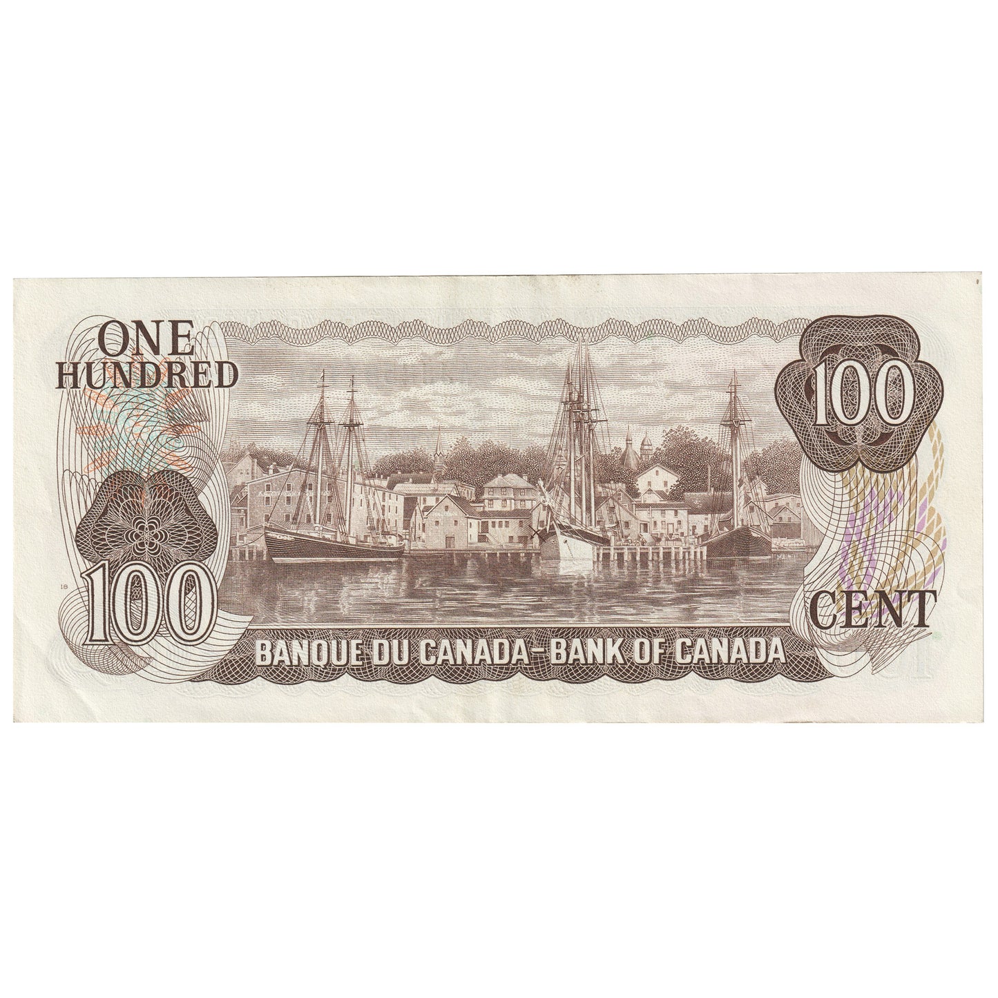 BC-52b 1975 Canada $100 Crow-Bouey, AJJ, Almost Uncirculated (AU50)