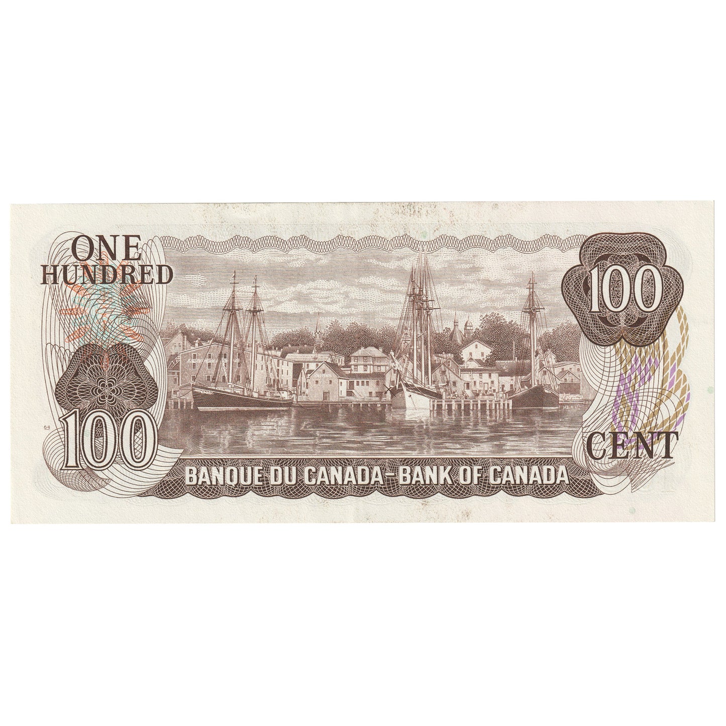 BC-52b 1975 Canada $100 Crow-Bouey, AJL, circ