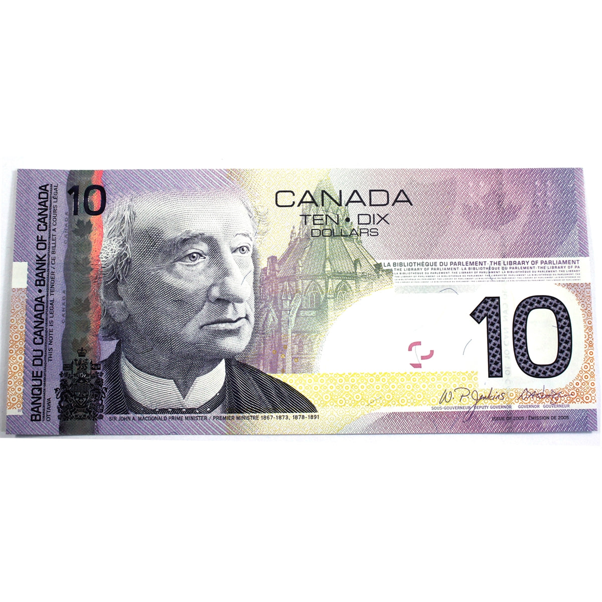 BC-68a 2007 Canada $10 Jenkins-Dodge, BTG, Uncirculated (MS60)