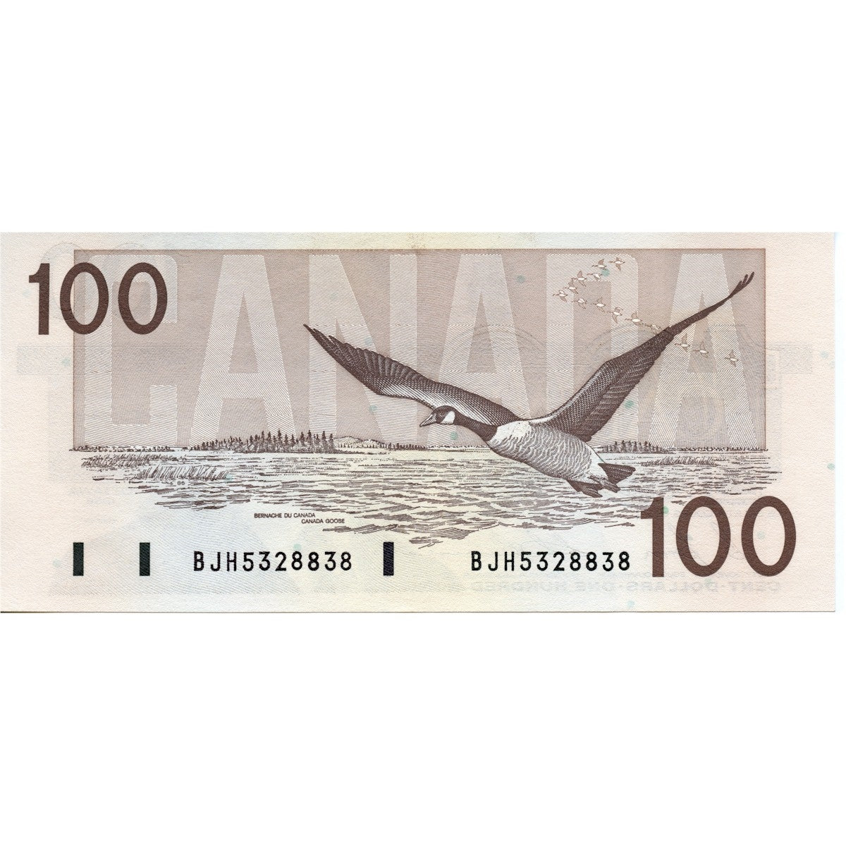 BC-60b 1988 Canada $100 Bonin-Thiessen, BJH, AU-UNC (AU55)