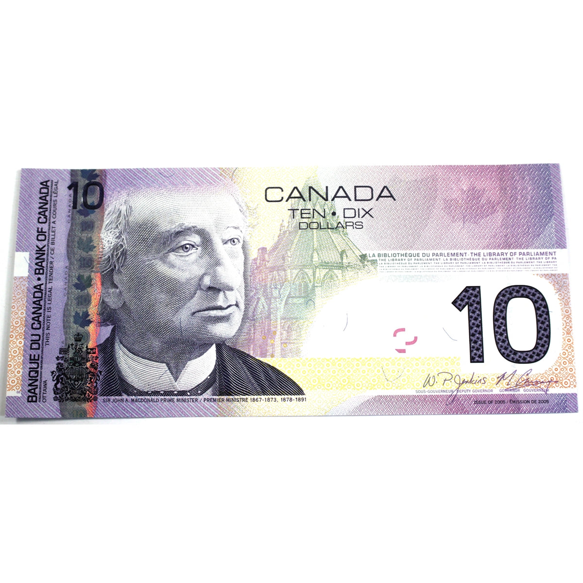 BC-68b 2009 Canada $10 Jenkins-Carney, BFV, UNC