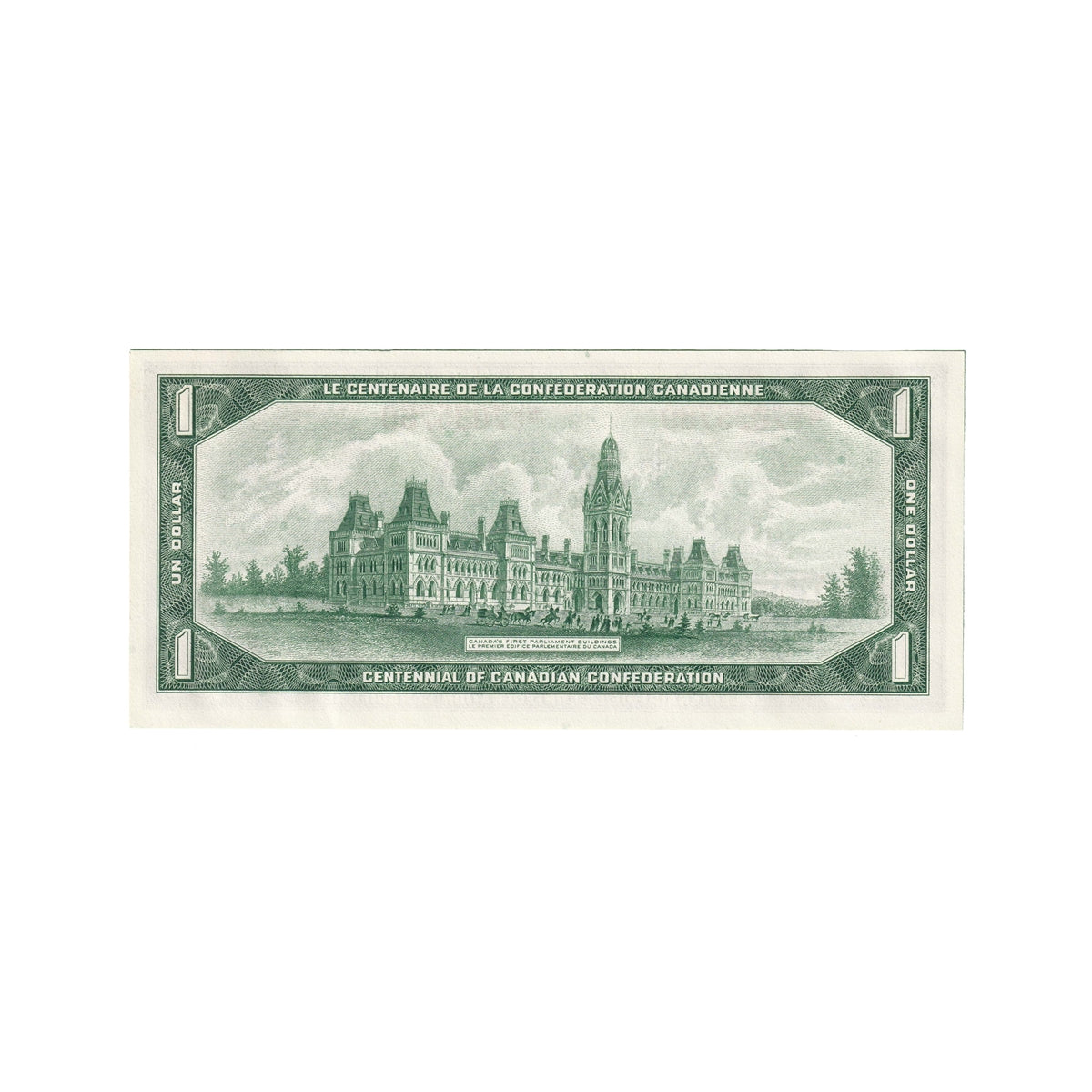 BC-45bA 1967 Canada $1 Beattie-Rasminsky, *L/O, Uncirculated (MS60)