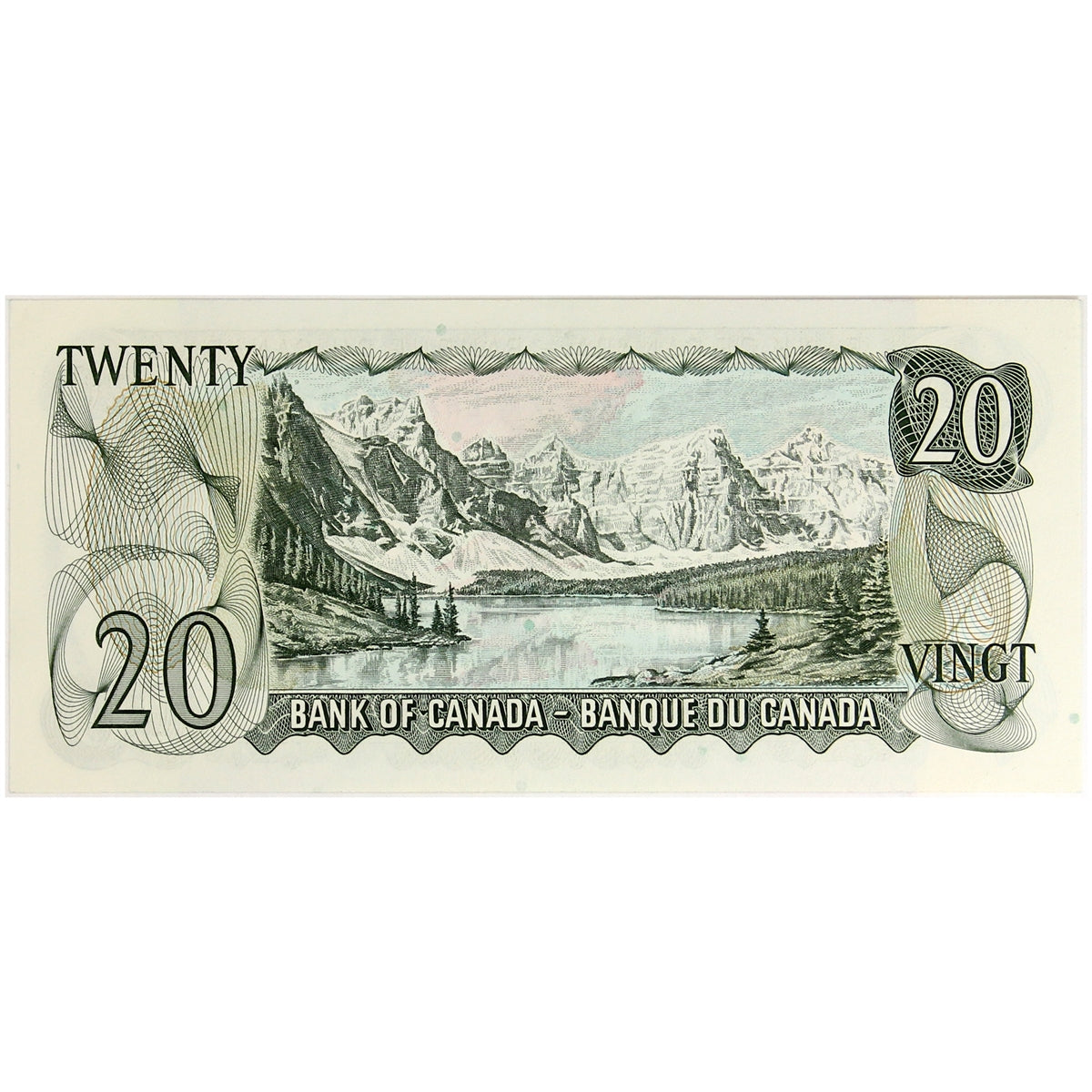 BC-50a 1969 Canada $20 Beattie-Rasminsky, ER, AU-UNC (AU55)
