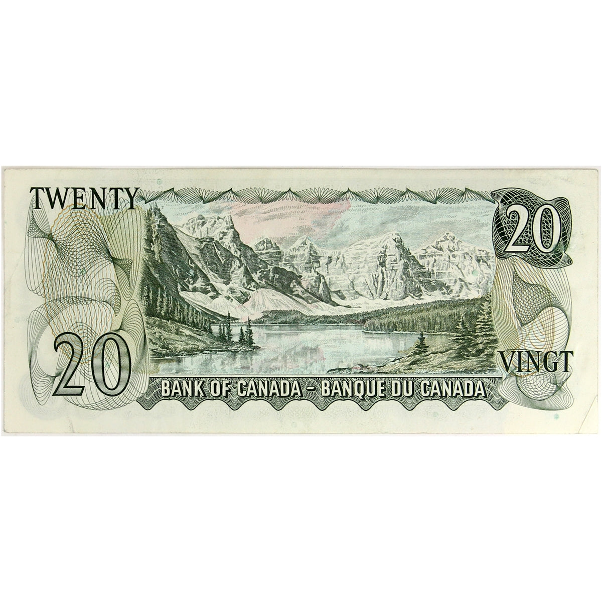 BC-50a 1969 Canada $20 Beattie-Rasminsky, ET, Almost Uncirculated (AU50)
