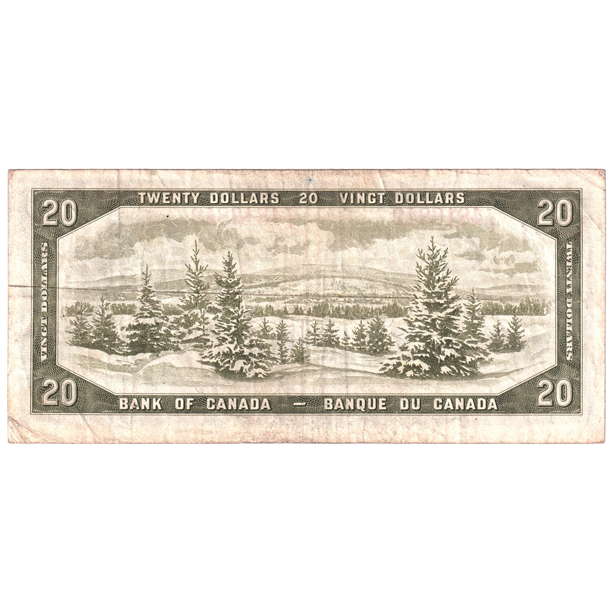 BC-41a 1954 Canada $20 Beattie-Coyne, I/E, F-VF