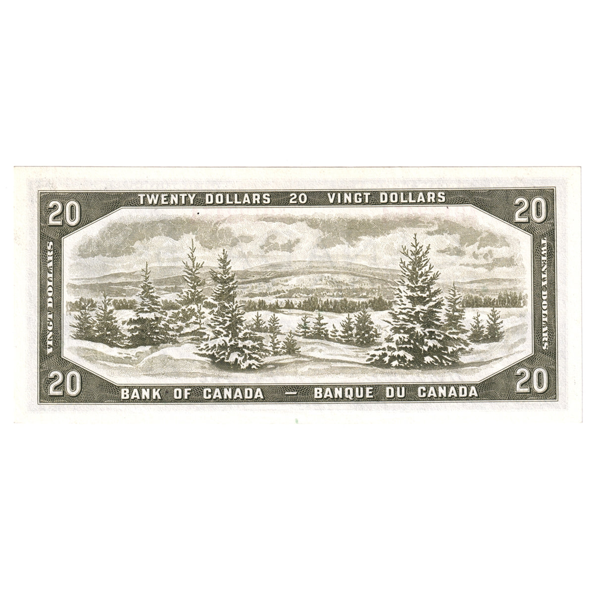 BC-41a 1954 Canada $20 Beattie-Coyne, K/E, AU