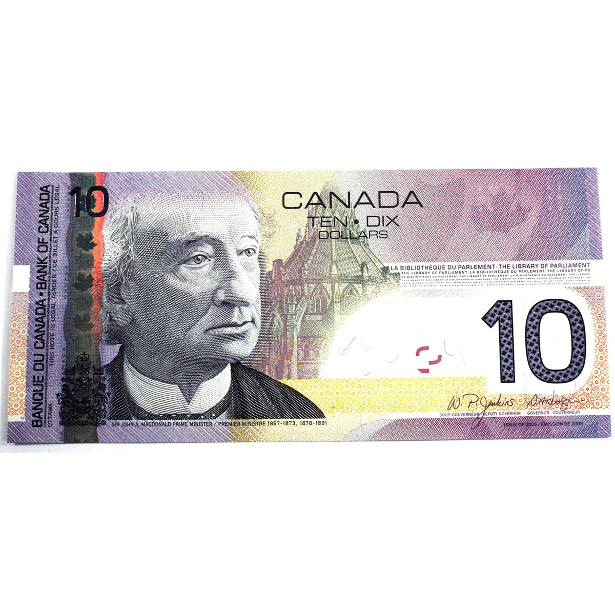 BC-68a 2005 Canada $10 Jenkins-Dodge, BTB, CUNC